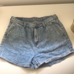 American Eagle High Waisted Denim Shorts